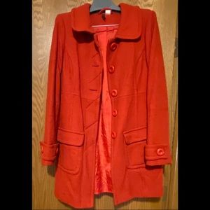 H&M wool blend coat, size M